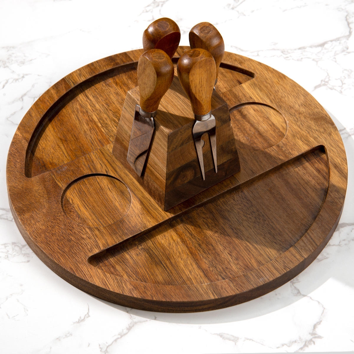 Food-grade custom Luxury Acacia Wood Rou